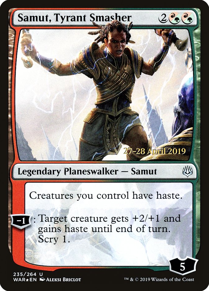 Samut, Tyrant Smasher [War of the Spark Prerelease Promos] | Tables and Towers