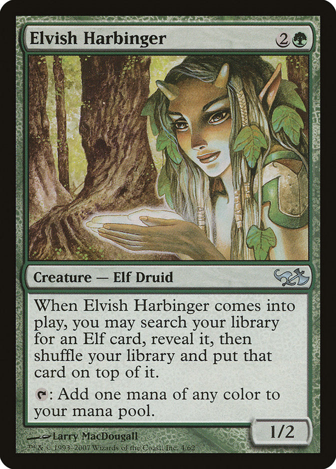 Elvish Harbinger [Duel Decks: Elves vs. Goblins] | Tables and Towers