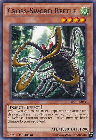 Cross-Sword Beetle [BP03-EN053] Rare | Tables and Towers