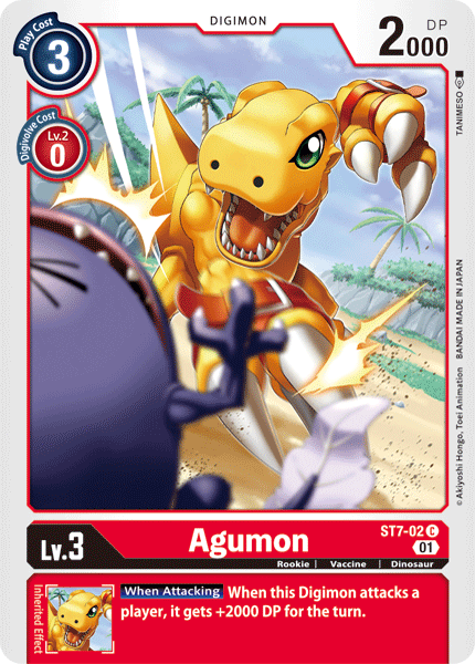 Agumon [ST7-02] [Starter Deck: Gallantmon] | Tables and Towers