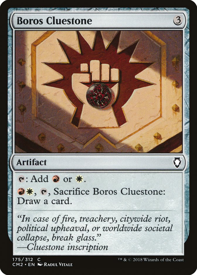 Boros Cluestone [Commander Anthology Volume II] | Tables and Towers