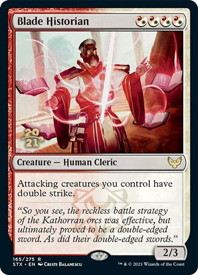 Blade Historian [Strixhaven: School of Mages Prerelease Promos] | Tables and Towers