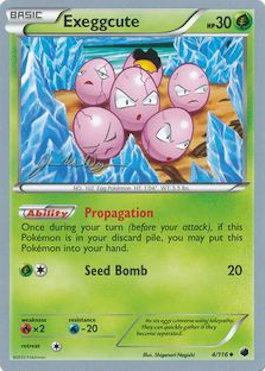 Exeggcute (4/116) (HonorStoise - Jacob Van Wagner) [World Championships 2015] | Tables and Towers