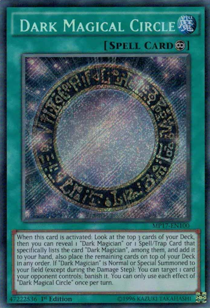 Dark Magical Circle [MP17-EN100] Secret Rare | Tables and Towers