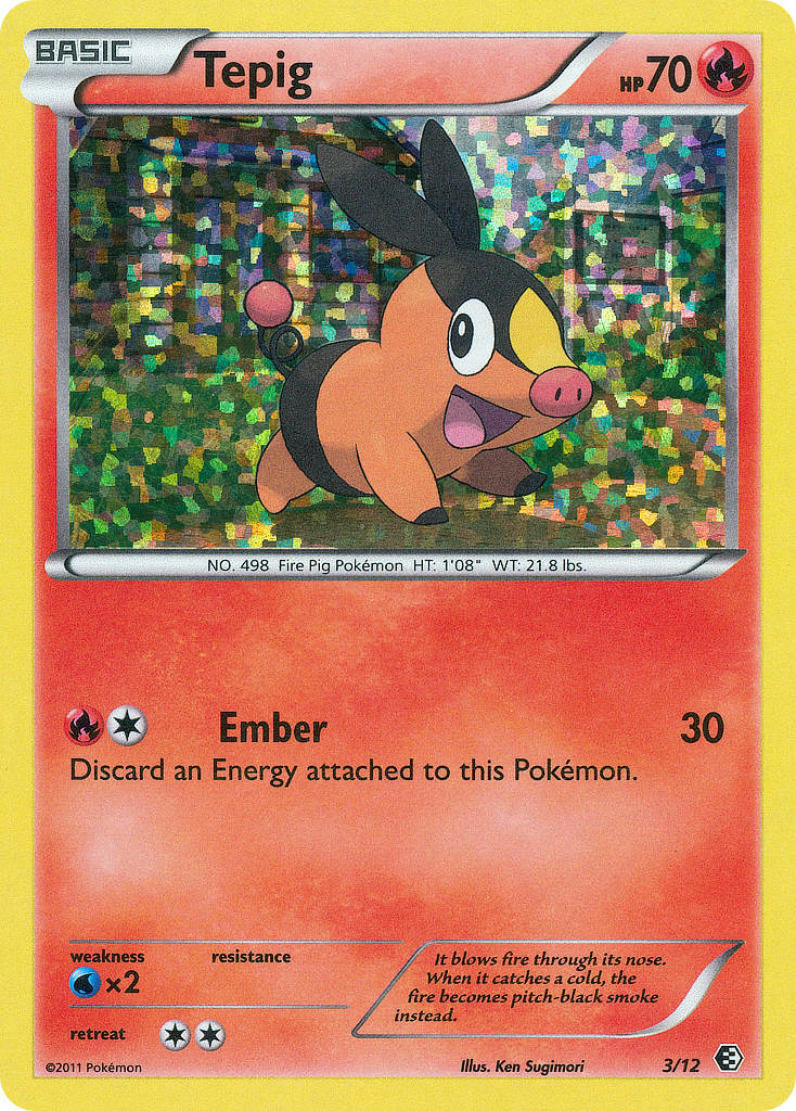 Tepig (3/12) [McDonald's Promos: 2011 Collection] | Tables and Towers