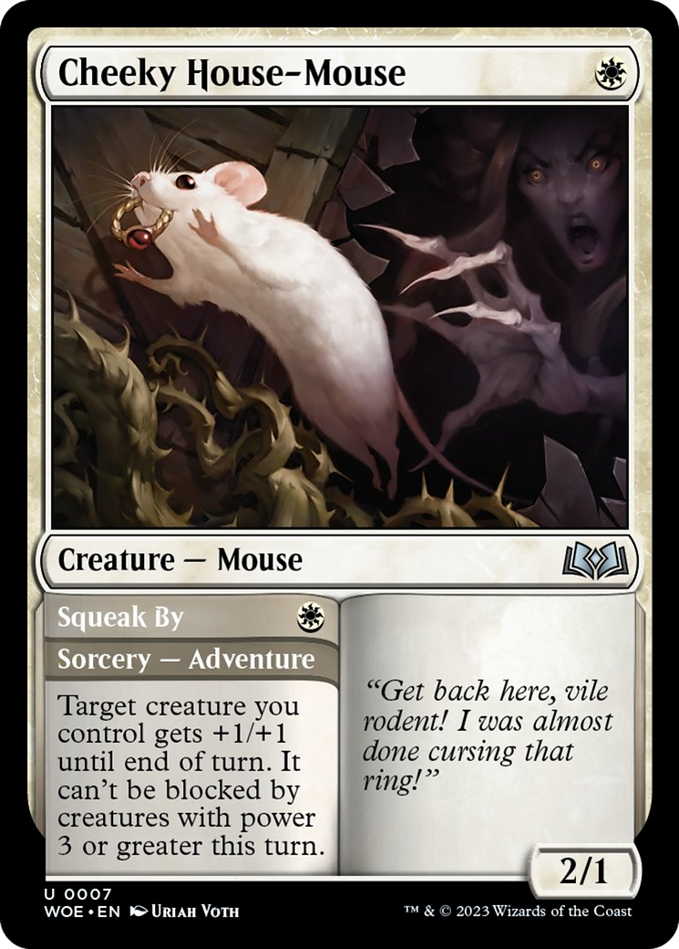 Cheeky House-Mouse [Wilds of Eldraine] | Tables and Towers