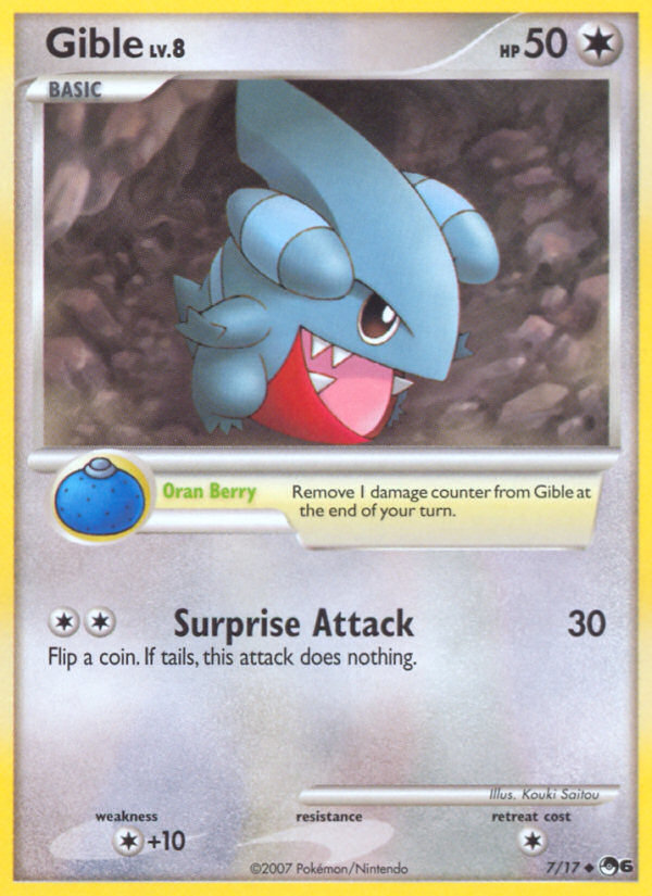 Gible (7/17) [POP Series 6] | Tables and Towers