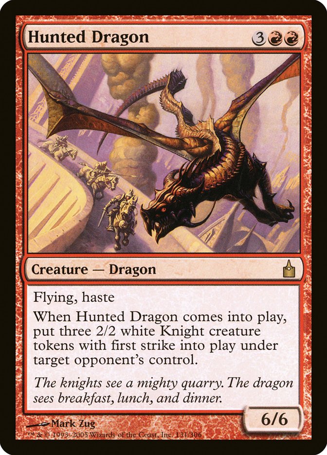 Hunted Dragon [Ravnica: City of Guilds] | Tables and Towers