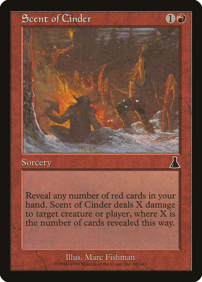 Scent of Cinder [Urza's Destiny] | Tables and Towers