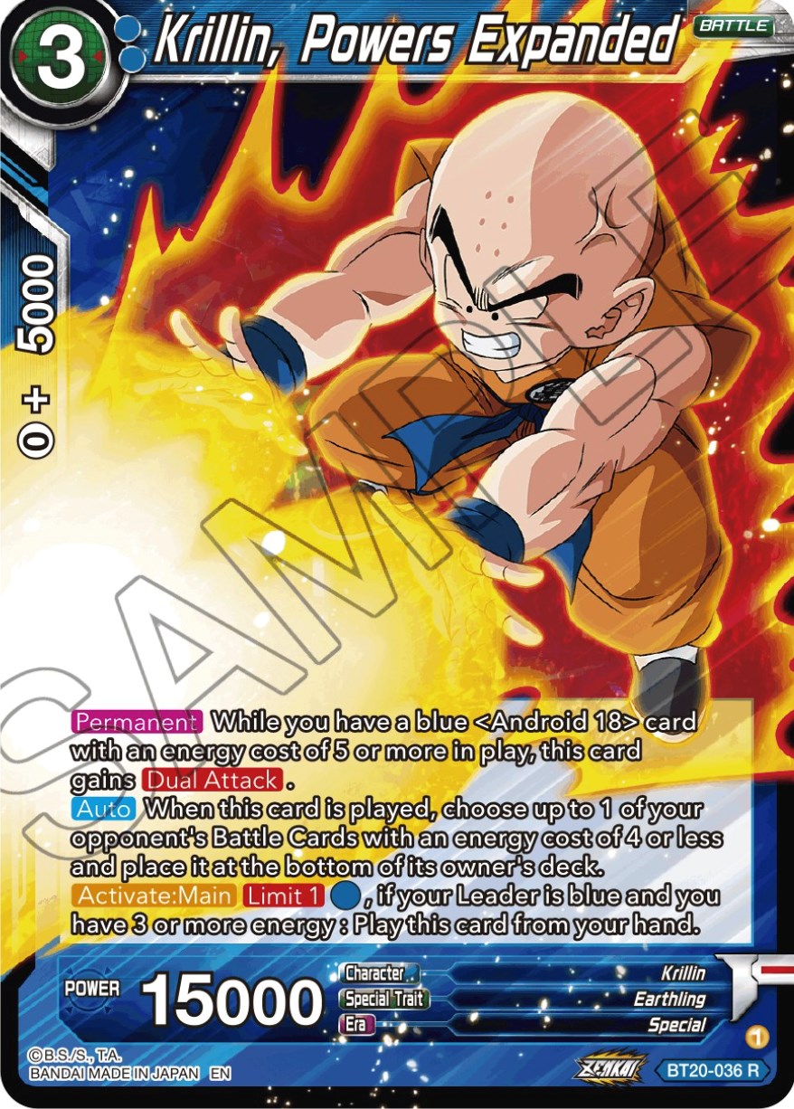 Krillin, Powers Expanded (BT20-036) [Power Absorbed] | Tables and Towers