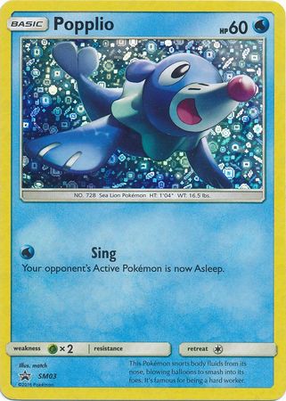 Popplio (SM03) (General Mills Promo) [Sun & Moon: Black Star Promos] | Tables and Towers