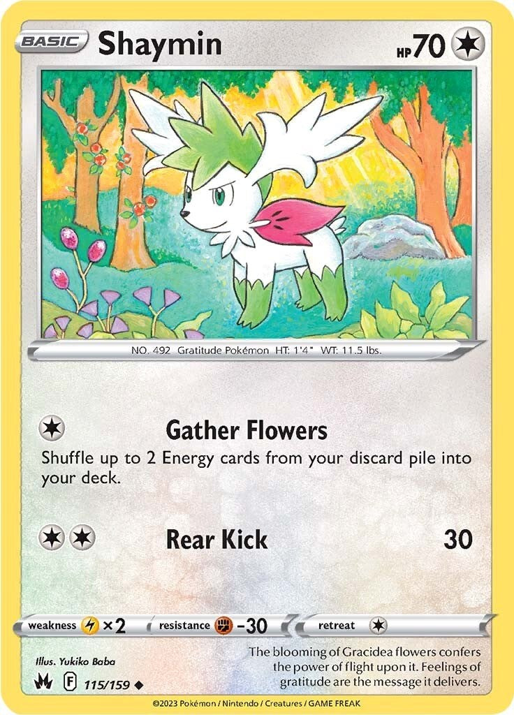 Shaymin (115/159) [Sword & Shield: Crown Zenith] | Tables and Towers