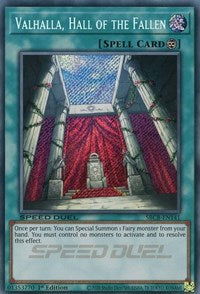 Valhalla, Hall of the Fallen (Secret) [SBCB-EN141] Secret Rare | Tables and Towers