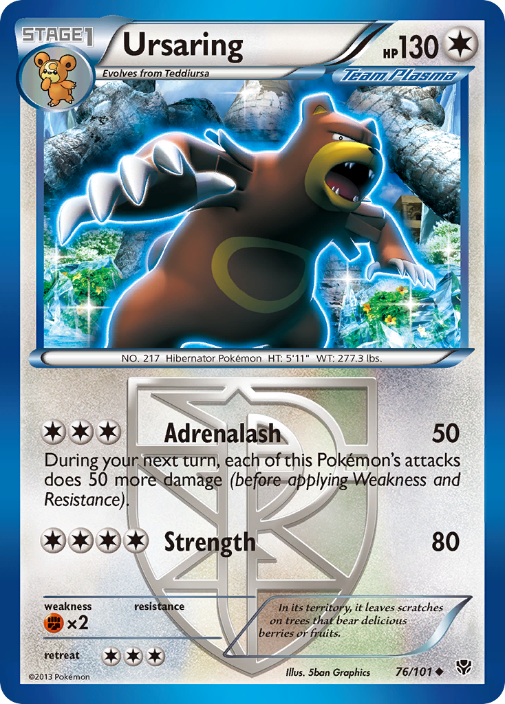 Ursaring (76/101) [Black & White: Plasma Blast] | Tables and Towers