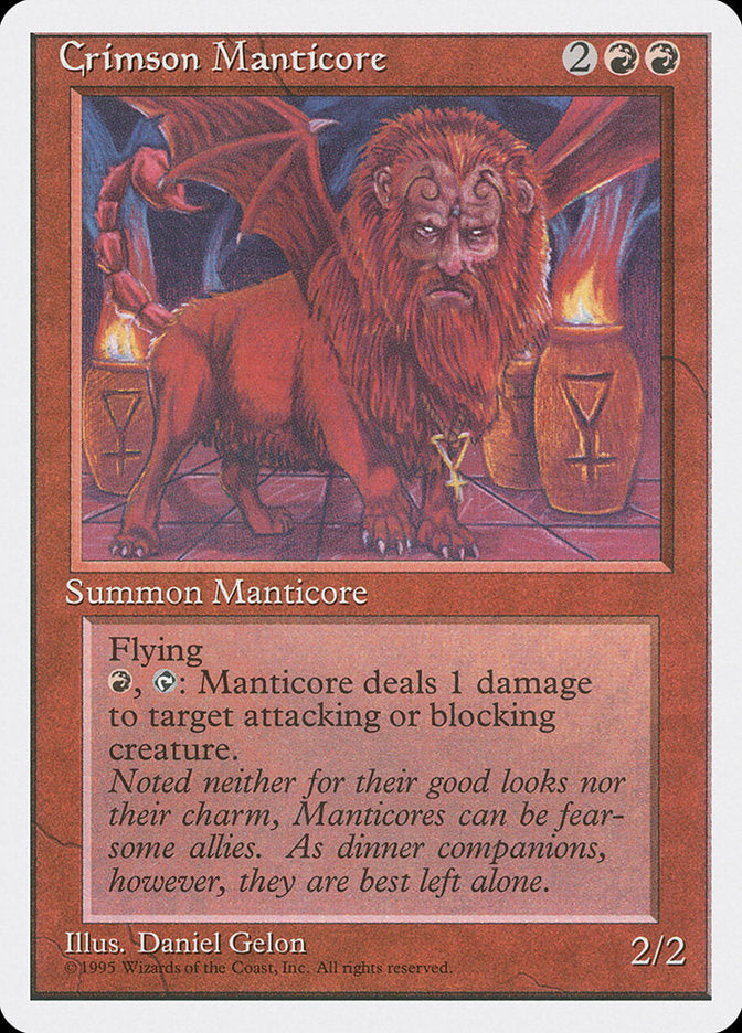 Crimson Manticore [Fourth Edition] | Tables and Towers