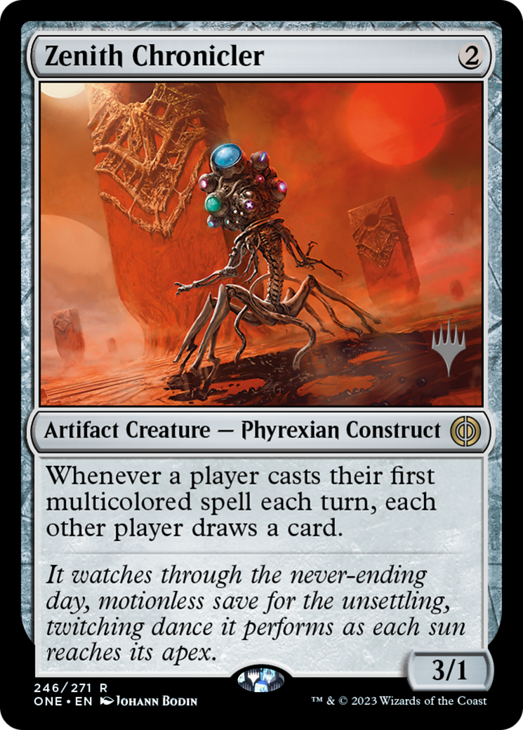 Zenith Chronicler (Promo Pack) [Phyrexia: All Will Be One Promos] | Tables and Towers