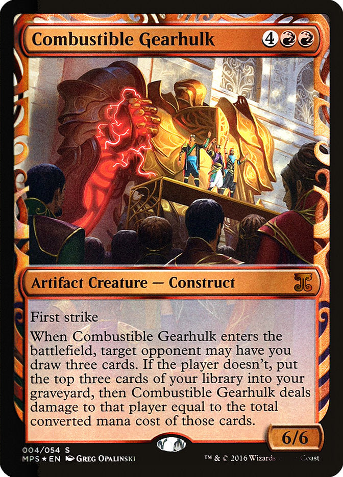 Combustible Gearhulk [Kaladesh Inventions] | Tables and Towers