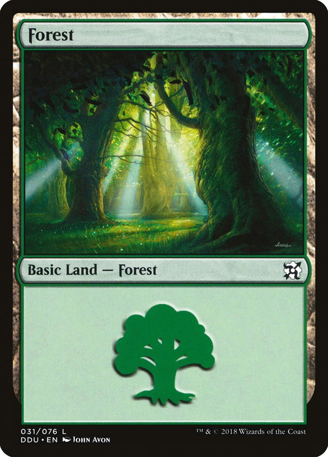 Forest (31) [Duel Decks: Elves vs. Inventors] | Tables and Towers