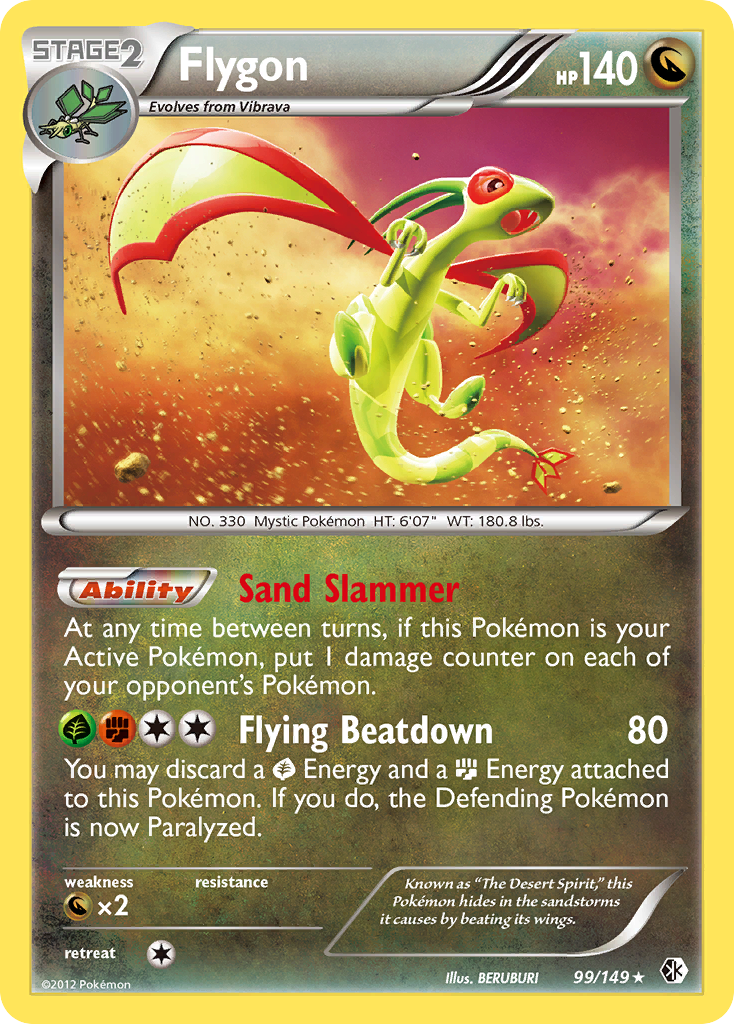 Flygon (99/149) [Black & White: Boundaries Crossed] | Tables and Towers