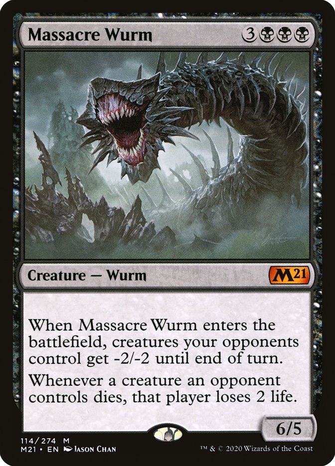 Massacre Wurm [Core Set 2021] | Tables and Towers