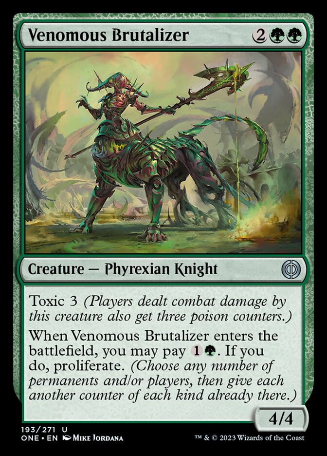 Venomous Brutalizer [Phyrexia: All Will Be One] | Tables and Towers