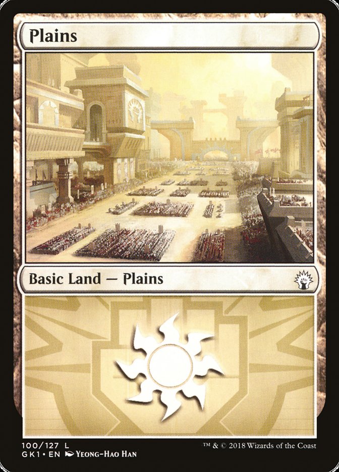 Plains (100) [Guilds of Ravnica Guild Kit] | Tables and Towers