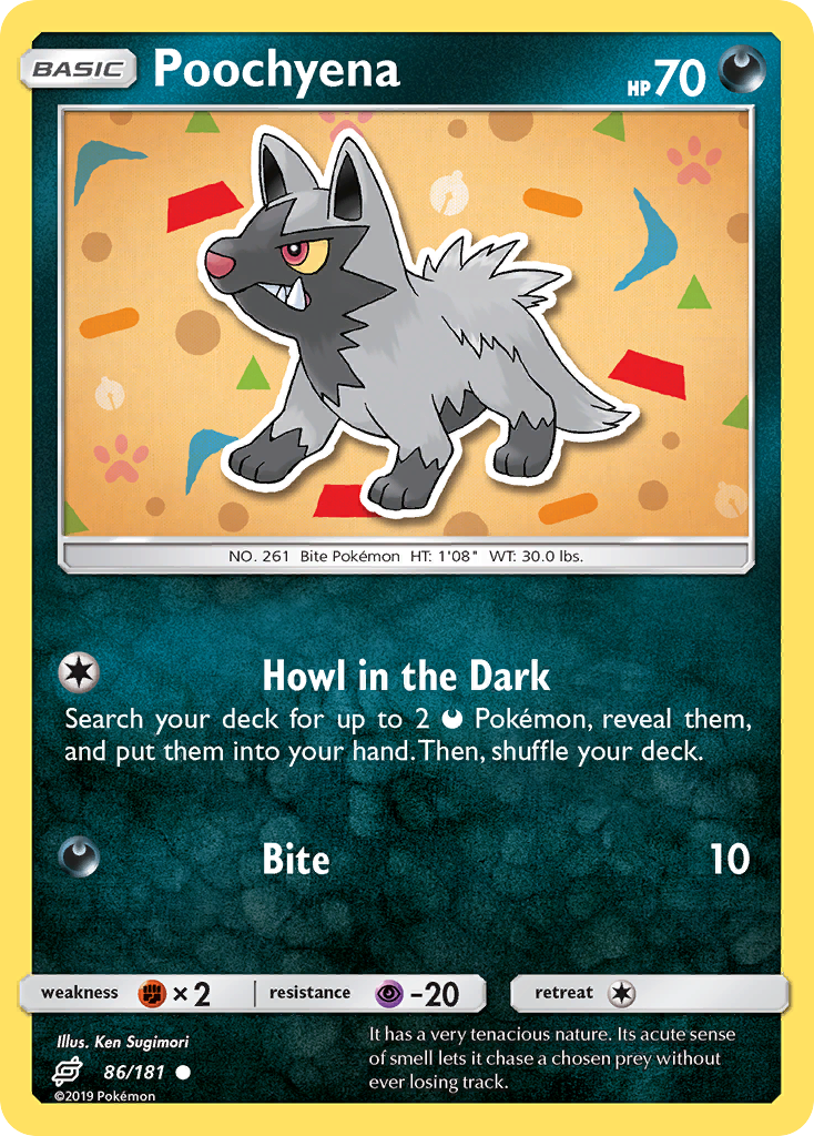 Poochyena (86/181) [Sun & Moon: Team Up] | Tables and Towers