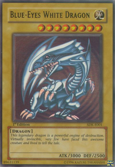 Blue-Eyes White Dragon [SDK-E001] Ultra Rare | Tables and Towers