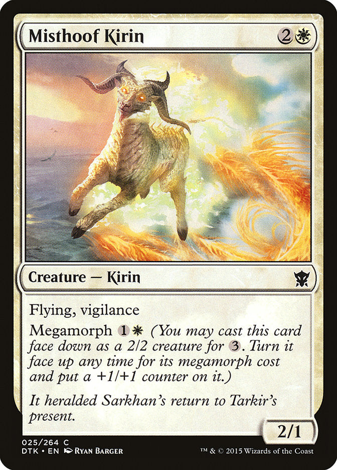 Misthoof Kirin [Dragons of Tarkir] | Tables and Towers