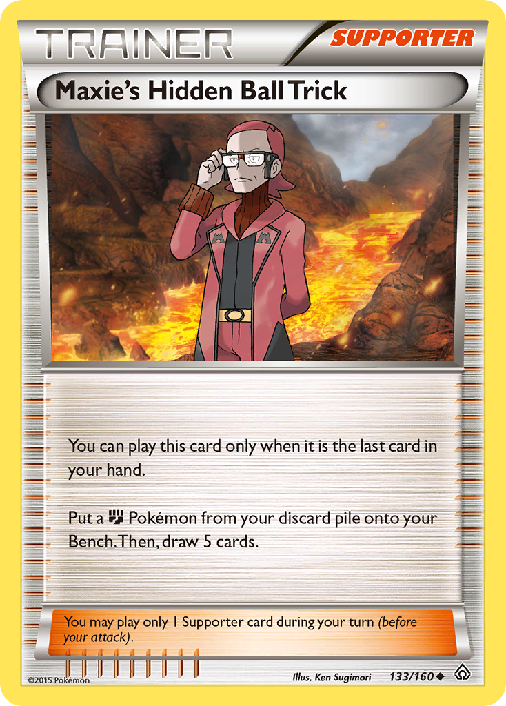 Maxie's Hidden Ball Trick (133/160) [XY: Primal Clash] | Tables and Towers