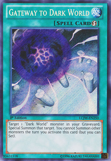 Gateway to Dark World [LCJW-EN250] Secret Rare | Tables and Towers