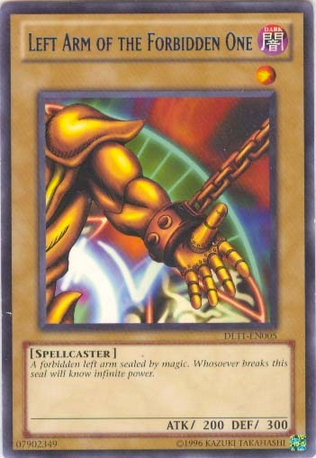 Left Arm of the Forbidden One (Blue) [DL11-EN005] Rare | Tables and Towers