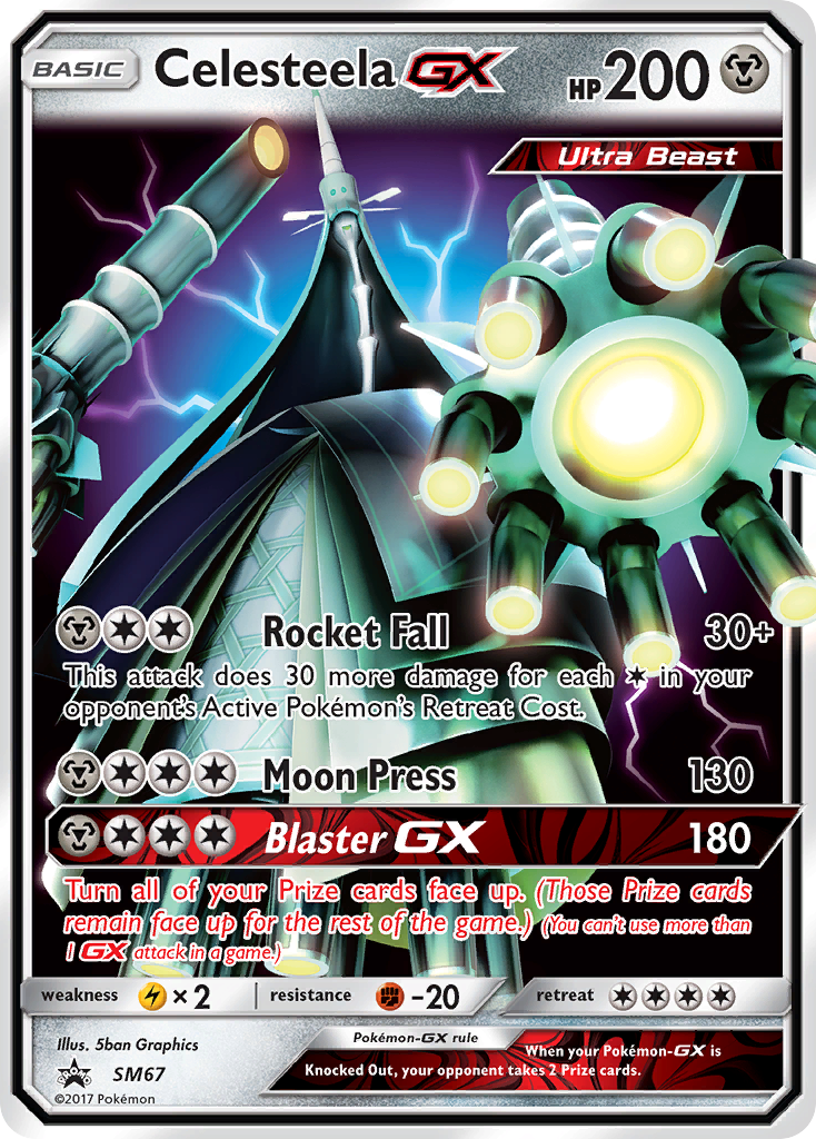 Celesteela GX (SM67) [Sun & Moon: Black Star Promos] | Tables and Towers