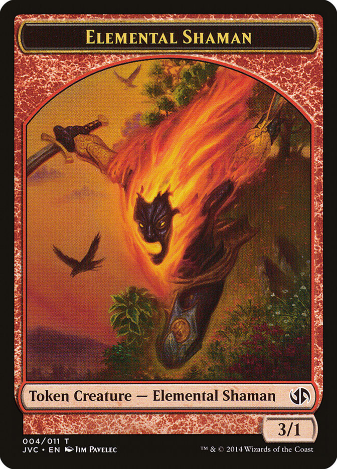 Elemental Shaman Token (Jace vs. Chandra) [Duel Decks Anthology Tokens] | Tables and Towers