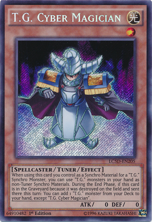 T.G. Cyber Magician [LC5D-EN205] Secret Rare | Tables and Towers