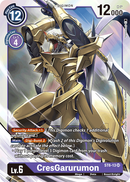 CresGarurumon [ST6-13] [Starter Deck: Venomous Violet] | Tables and Towers