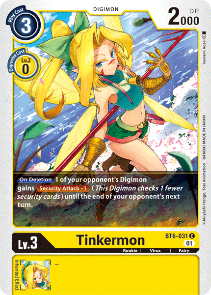 Tinkermon [BT6-031] [Double Diamond] | Tables and Towers