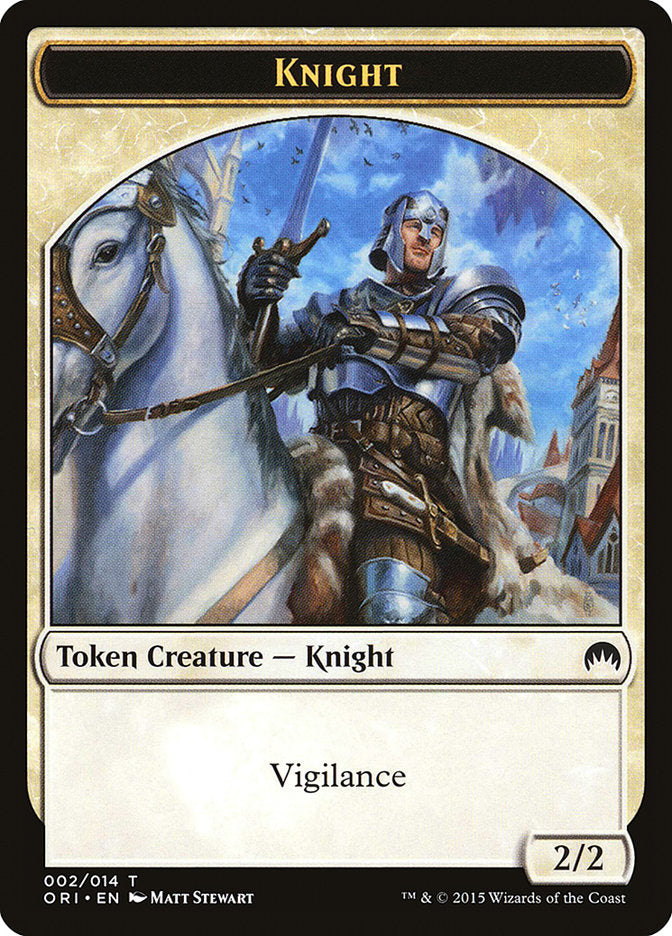 Knight Token [Magic Origins Tokens] | Tables and Towers