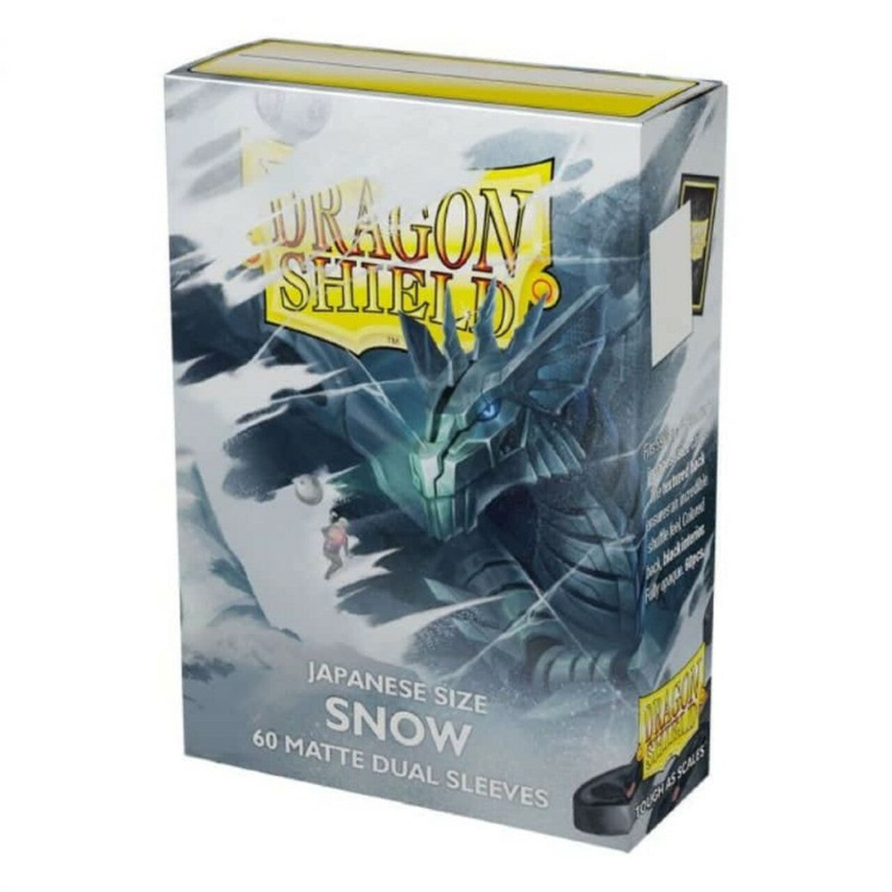 Dragon Shield Sleeves: Japanese Matte Snow (Box Of 60) | Tables and Towers