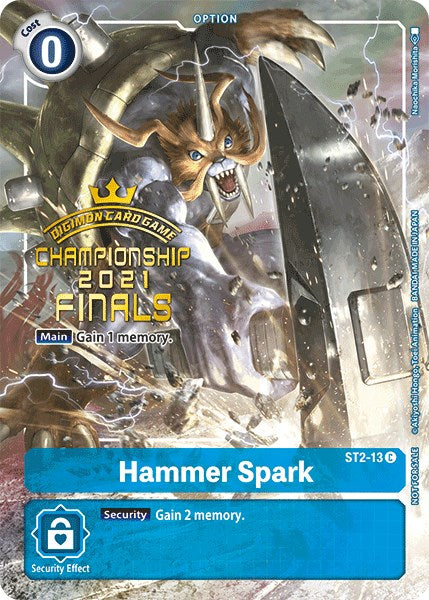 Hammer Spark [ST2-13] (2021 Championship Finals Tamer's Evolution Pack) [Starter Deck: Cocytus Blue Promos] | Tables and Towers