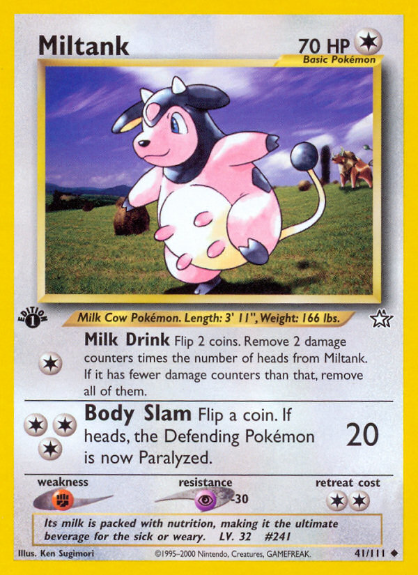 Miltank (41/111) [Neo Genesis 1st Edition] | Tables and Towers