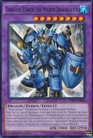 Dinoster Power, the Mighty Dracoslayer [BOSH-EN046] Rare | Tables and Towers