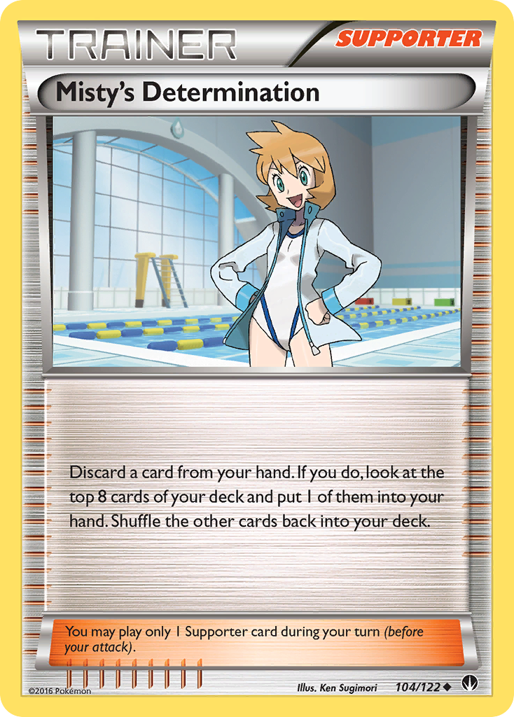 Misty's Determination (104/122) [XY: BREAKpoint] | Tables and Towers