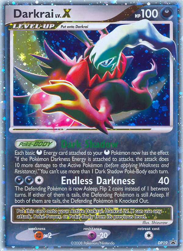 Darkrai LV.X (DP19) [Diamond & Pearl: Black Star Promos] | Tables and Towers