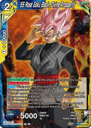 SS Rose Goku Black, Divine Prosperity (P-206) [Mythic Booster] | Tables and Towers