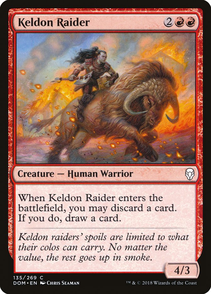 Keldon Raider [Dominaria] | Tables and Towers