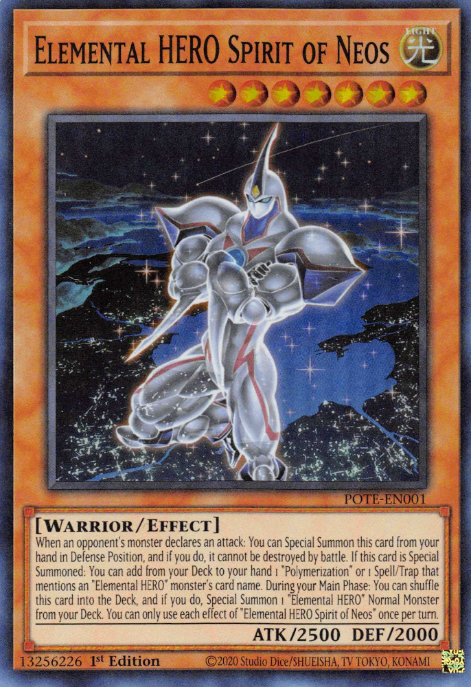 Elemental HERO Spirit of Neos [POTE-EN001] Super Rare | Tables and Towers