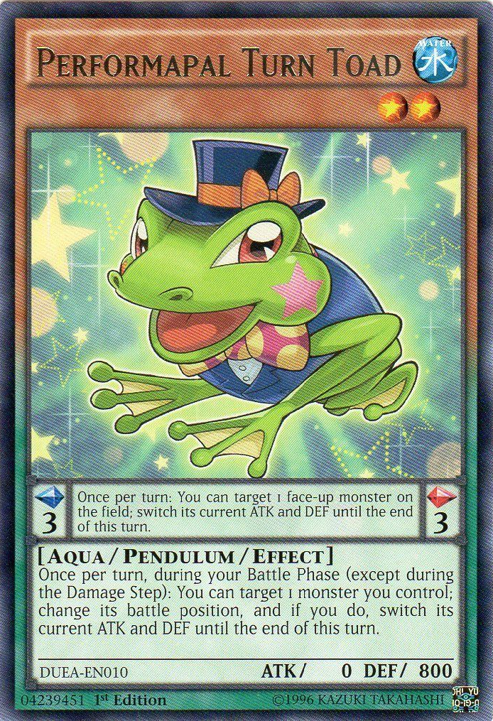Performapal Turn Toad [DUEA-EN010] Rare | Tables and Towers