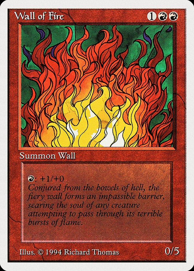 Wall of Fire [Summer Magic / Edgar] | Tables and Towers