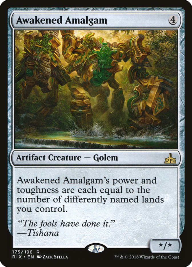 Awakened Amalgam [Rivals of Ixalan] | Tables and Towers